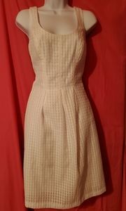 #687 Nine West white dress